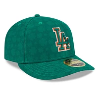 Casquette ajustée 59FIFTY à profil bas pour homme des Dodgers de Los Angeles New Era, vert Kelly