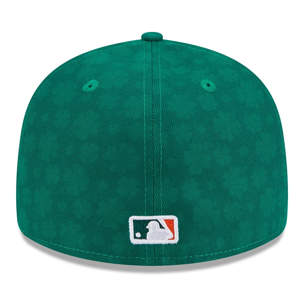 Casquette ajustée 59FIFTY à profil bas pour homme des Dodgers de Los Angeles New Era, vert Kelly