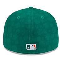 Casquette ajustée 59FIFTY à profil bas pour homme des Dodgers de Los Angeles New Era, vert Kelly