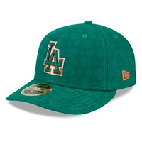 Casquette ajustée 59FIFTY à profil bas pour homme des Dodgers de Los Angeles New Era, vert Kelly