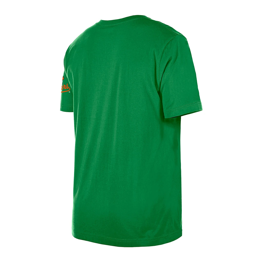 Men's New Era  Kelly Green Los Angeles Dodgers St. Patrick's Day Shamrock Fill T-Shirt