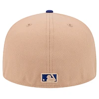 Men's New Era Khaki Los Angeles Dodgers 59FIFTY Fitted Hat