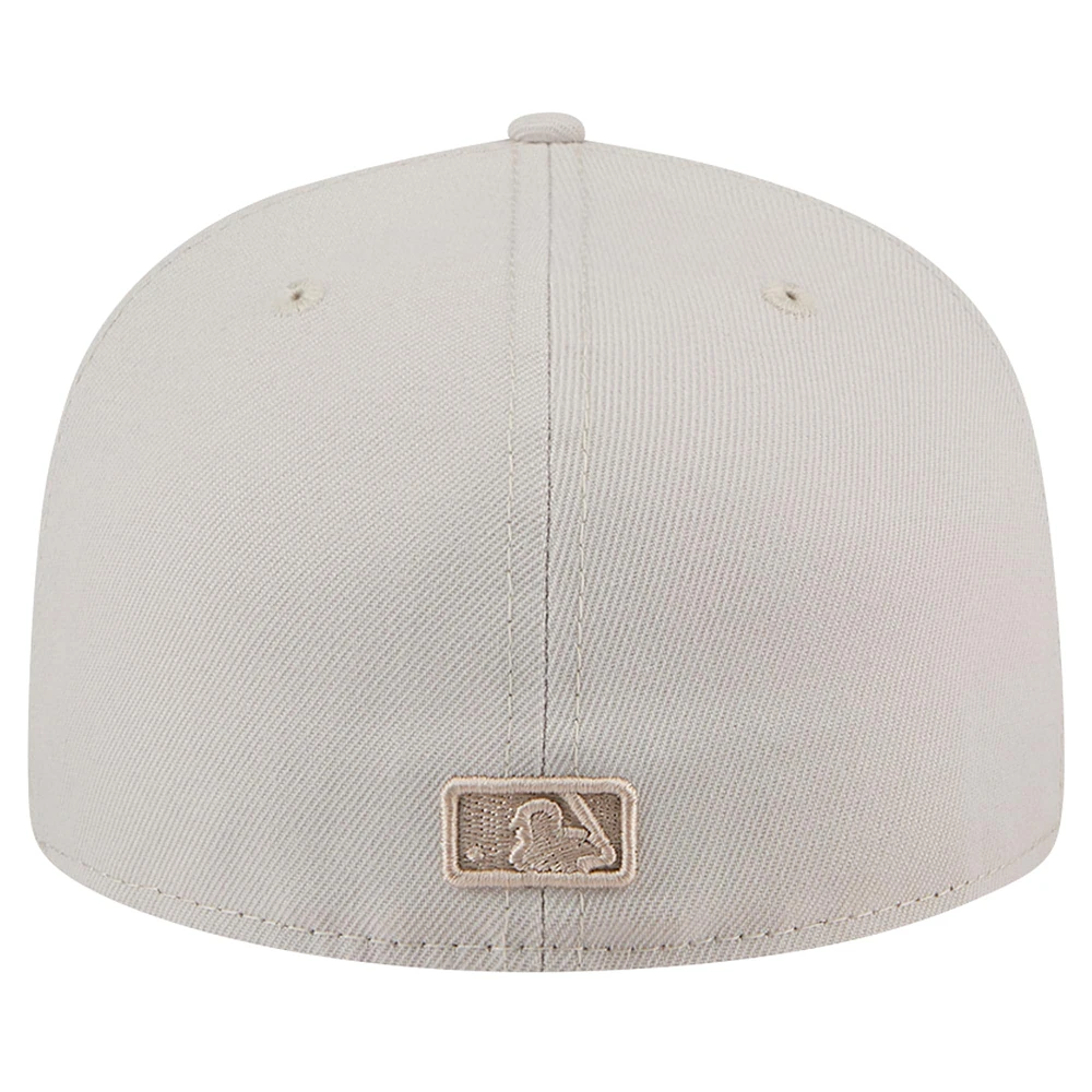 Men's New Era Khaki Los Angeles Dodgers Color Pack 59FIFTY Fitted Hat