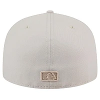 Men's New Era Khaki Los Angeles Dodgers Color Pack 59FIFTY Fitted Hat