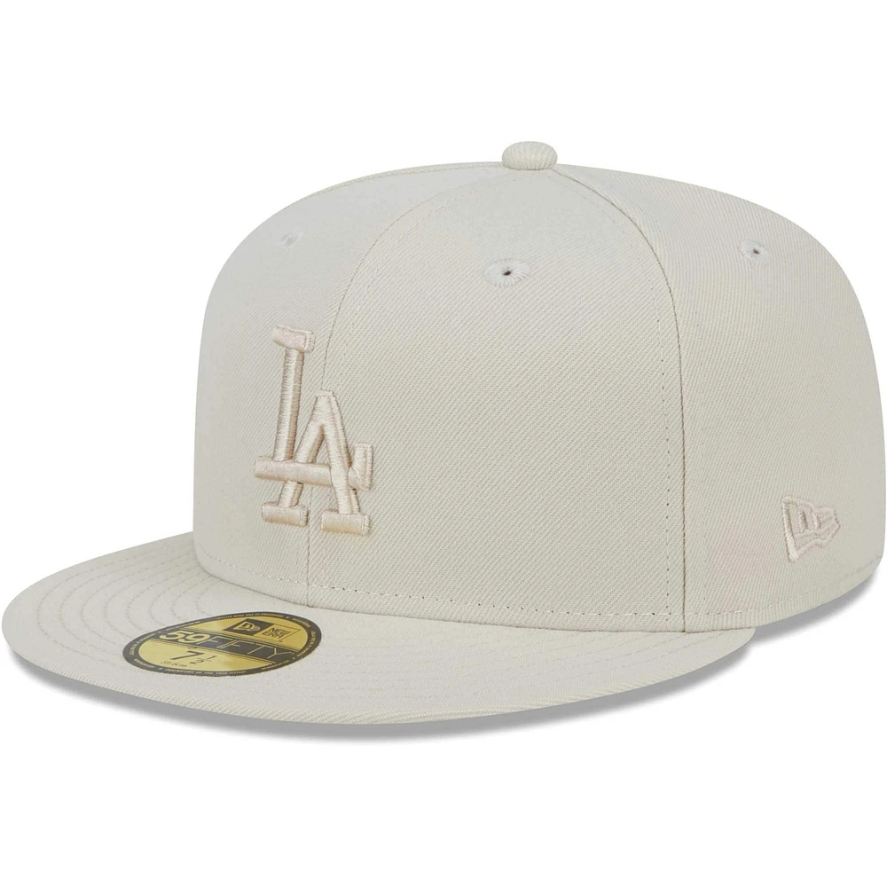 Casquette ajustée 59FIFTY kaki Los Angeles Dodgers New Era pour homme