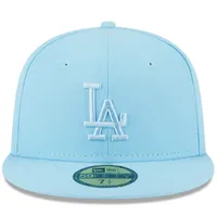 Men's New Era Light Blue Los Angeles Dodgers 2023 Spring Color Basic 59FIFTY Fitted Hat