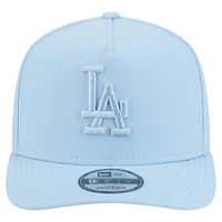 Men's New Era Light Blue Los Angeles Dodgers Color Pack A-Frame 9FIFTY Snapback Hat