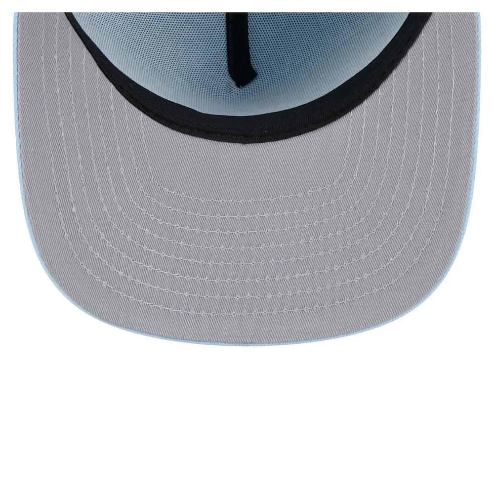 Men's New Era Light Blue Los Angeles Dodgers Color Pack A-Frame 9FIFTY Snapback Hat