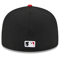 Casquette ajustée noire Love 59FIFTY des Dodgers de Los Angeles New Era pour hommes