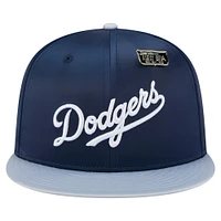 Men's New Era Navy/Gray Los Angeles Dodgers Satin 59FIFTY Fitted Hat
