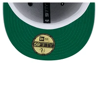 Men's New Era Navy/Gray Los Angeles Dodgers Satin 59FIFTY Fitted Hat
