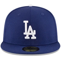 Casquette ajustée 59FIFTY en laine des Los Angeles Dodgers 1988 World Series New Era pour homme, bleu marine