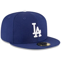 Casquette ajustée 59FIFTY en laine des Los Angeles Dodgers 1988 World Series New Era pour homme, bleu marine