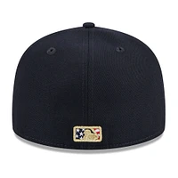 Casquette ajustée 59FIFTY Los Angeles Dodgers 2023 Fourth of July New Era pour homme, bleu marine