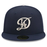 Casquette ajustée 59FIFTY New Era pour hommes des Dodgers de Los Angeles 2024 City Connect bleu marine