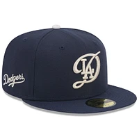 Casquette ajustée 59FIFTY New Era pour hommes des Dodgers de Los Angeles 2024 City Connect bleu marine