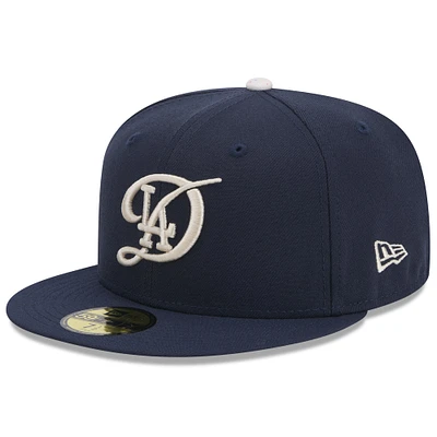 Casquette ajustée 59FIFTY New Era pour hommes des Dodgers de Los Angeles 2024 City Connect bleu marine