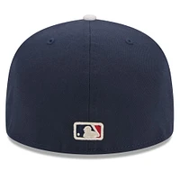 Casquette ajustée 59FIFTY à profil bas New Era pour hommes, Los Angeles Dodgers 2024 City Connect, bleu marine