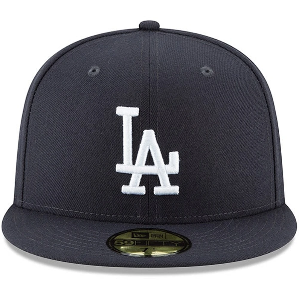 Men's New Era Navy Los Angeles Dodgers Fashion Color Basic 59FIFTY Fitted Hat