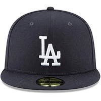Men's New Era Navy Los Angeles Dodgers Fashion Color Basic 59FIFTY Fitted Hat
