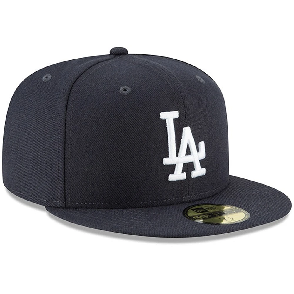 Men's New Era Navy Los Angeles Dodgers Fashion Color Basic 59FIFTY Fitted Hat