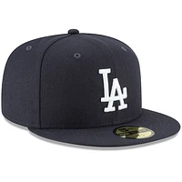 Men's New Era Navy Los Angeles Dodgers Fashion Color Basic 59FIFTY Fitted Hat