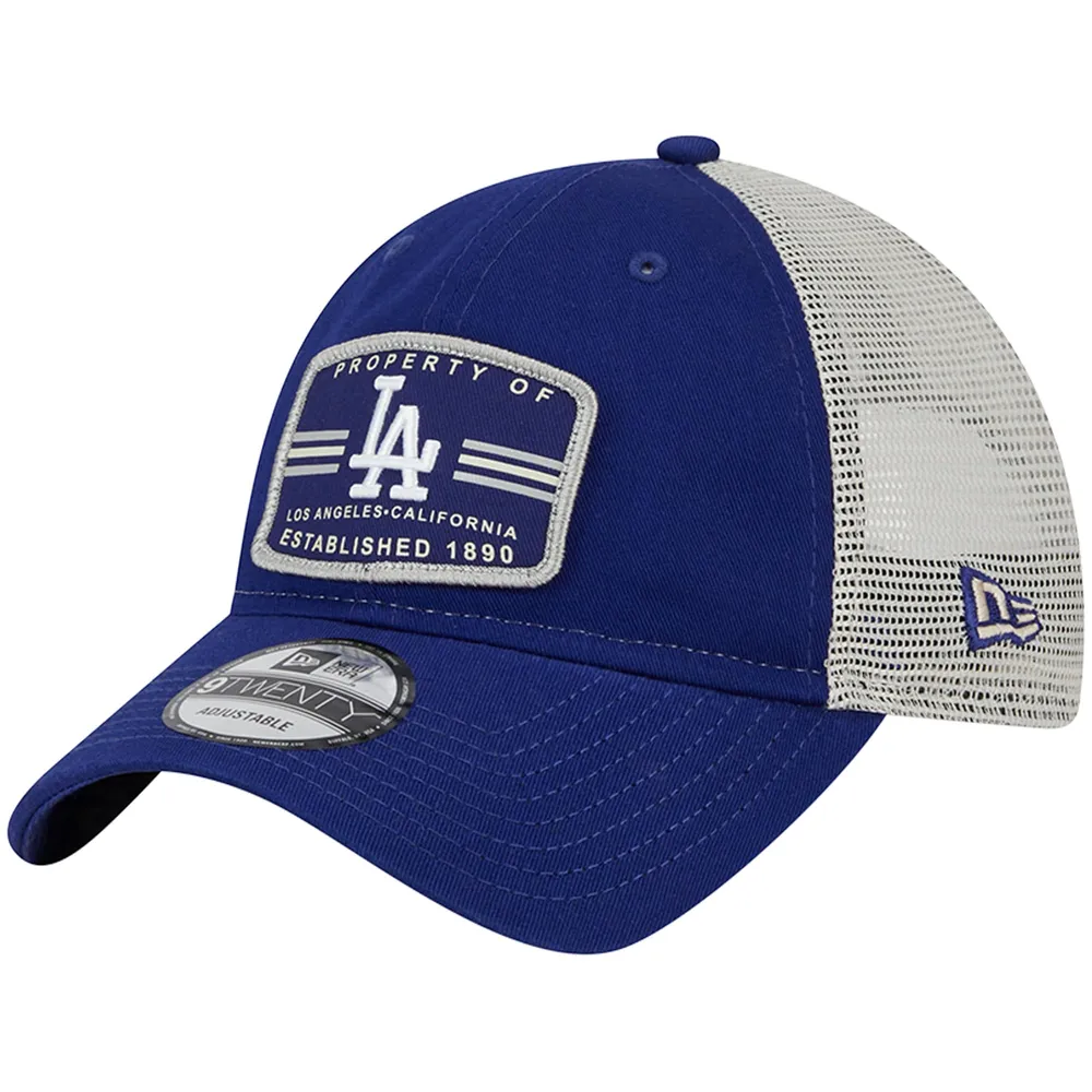 Casquette Snapback 9TWENTY Property Trucker Los Angeles Dodgers New Era bleu marine pour homme