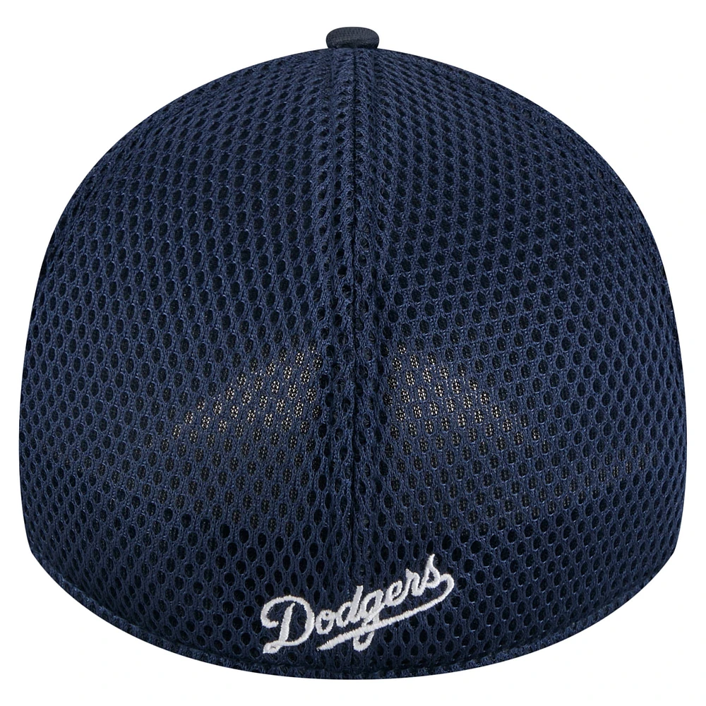 Men's New Era Navy Los Angeles Dodgers Subtle Camo 39THIRTY Flex Hat