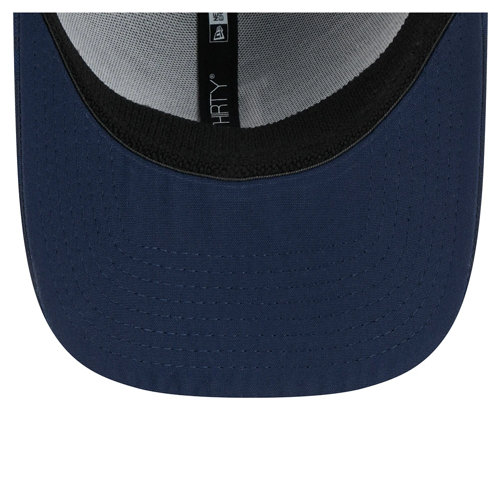 Men's New Era Navy Los Angeles Dodgers Subtle Camo 39THIRTY Flex Hat
