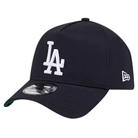 Casquette ajustable 9FORTY couleur équipe A-Frame New Era pour hommes, bleu marine, Los Angeles Dodgers