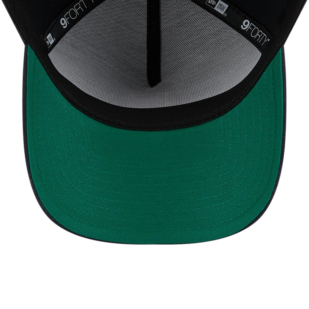 Casquette ajustable 9FORTY couleur équipe A-Frame New Era pour hommes, bleu marine, Los Angeles Dodgers