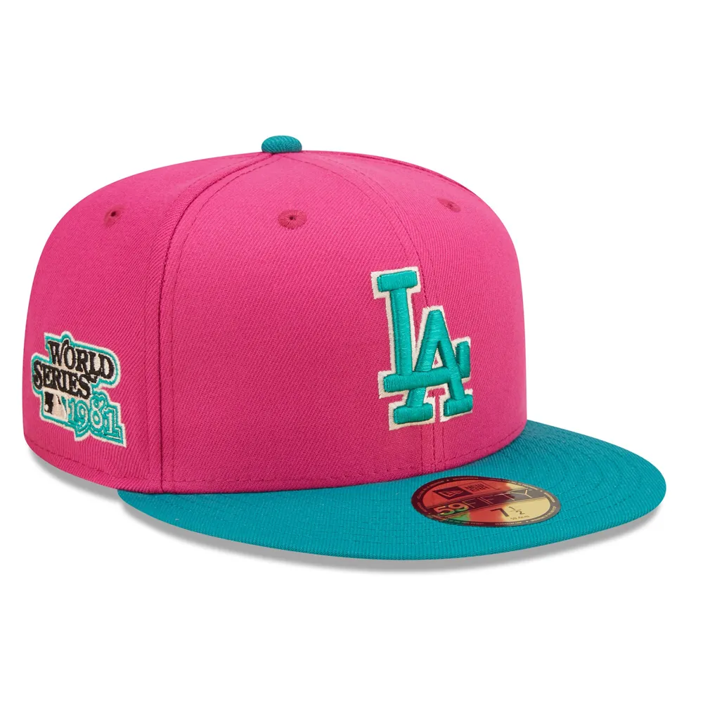 Lids Los Angeles Dodgers New Era Cooperstown Collection 1981 World Series  Passion Forest 59FIFTY Fitted Hat - Pink/Green