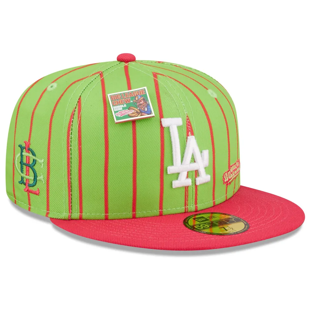 Lids Los Angeles Dodgers New Era MLB x Big League Chew Wild Pitch  Watermelon Flavor Pack 59FIFTY Fitted Hat - Pink/Green