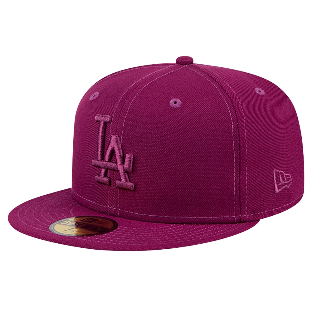 Casquette ajustée 59FIFTY violet Los Angeles Dodgers Color Pack pour homme New Era