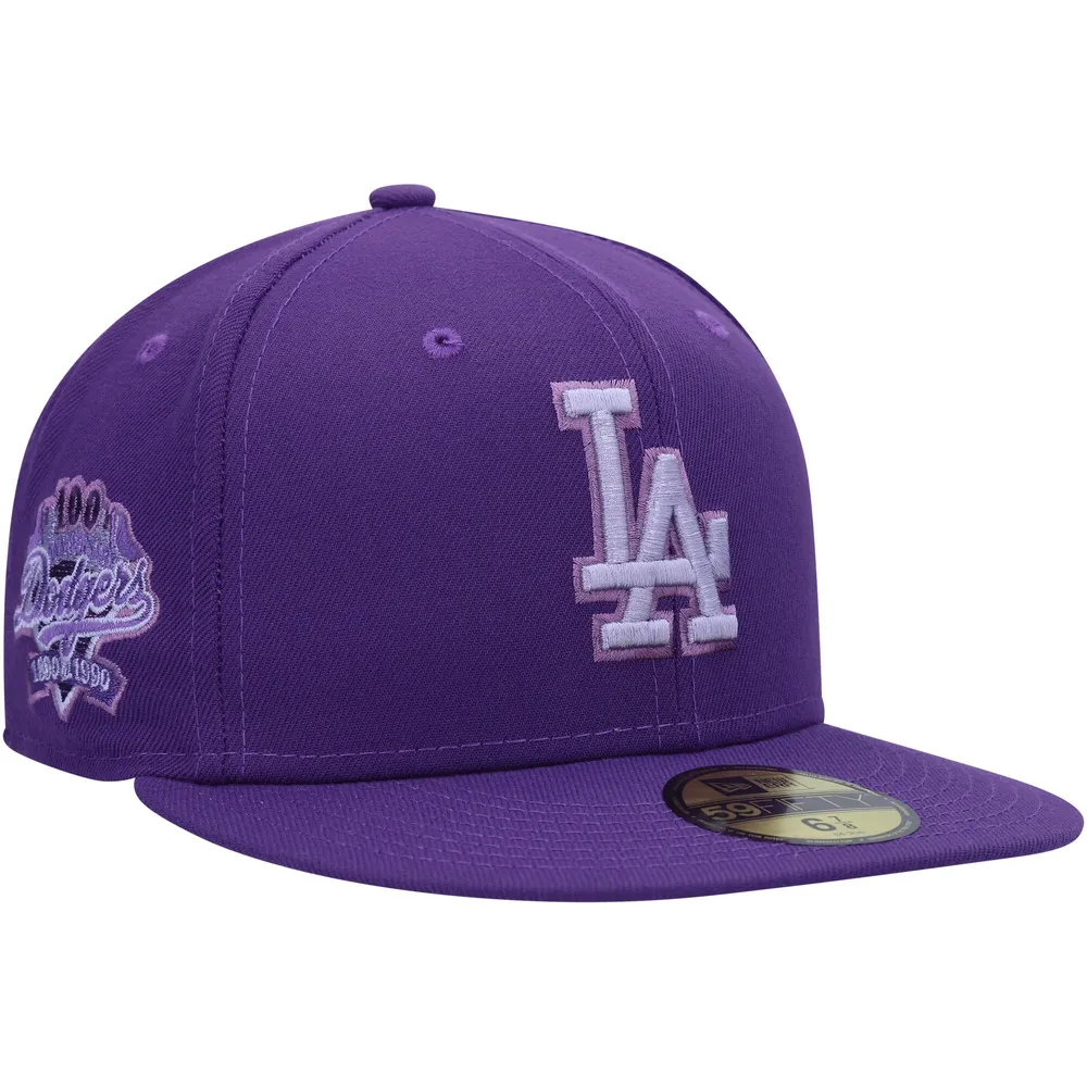Lids Los Angeles Dodgers New Era Lavender Undervisor 59FIFTY Fitted Hat -  Purple