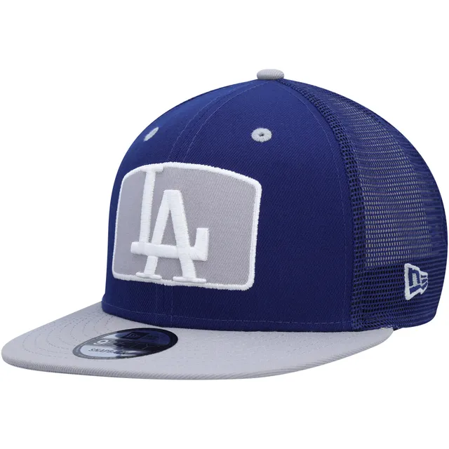 Los Angeles Dodgers New Era 9Fifty Snapback hat (Black White Gray Under  Brim)