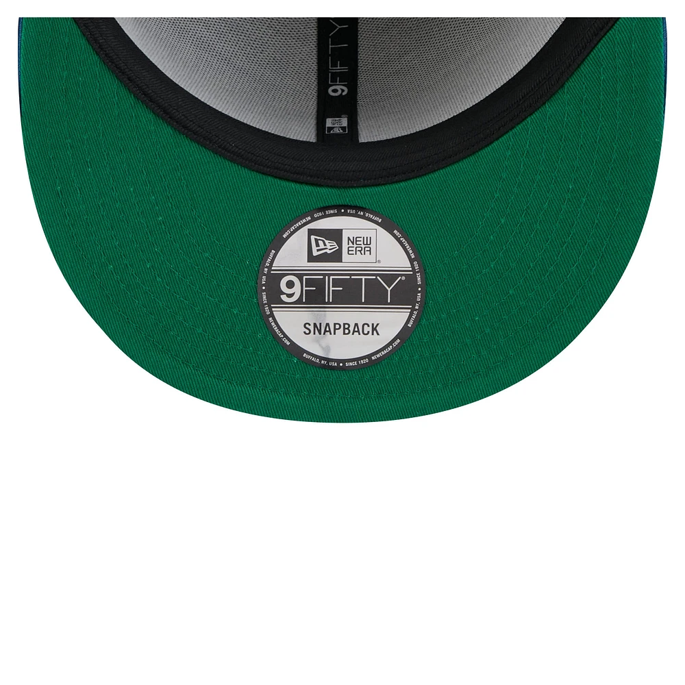 Casquette snapback rétro en velours côtelé New Era bleu royal/gris des Dodgers de Los Angeles pour homme