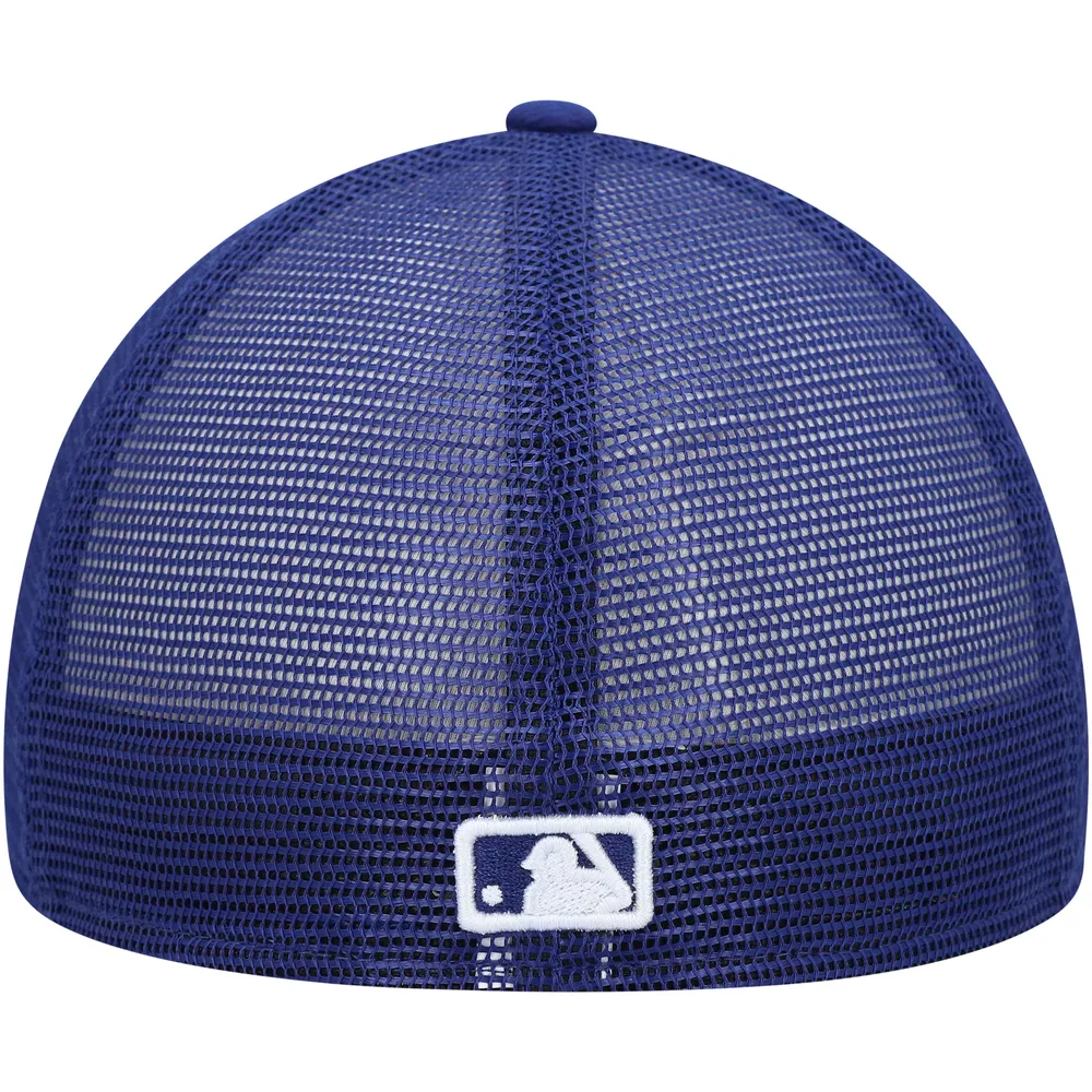 Casquette ajustée 59FIFTY pour entraînement au bâton sur le terrain des Dodgers de Los Angeles 2023 New Era, bleu roi/blanc