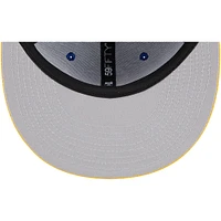 Casquette ajustée 59FIFTY Empire des Los Angeles Dodgers New Era pour homme, bleu royal/jaune