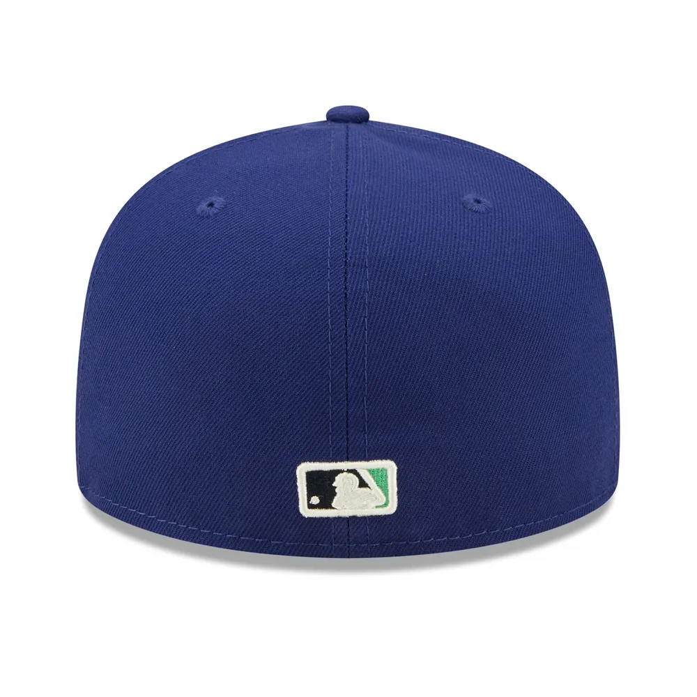 Casquette ajustée New Era Royal Los Angeles Dodgers 1988 World Series Champions Citrus Pop UV 59FIFTY