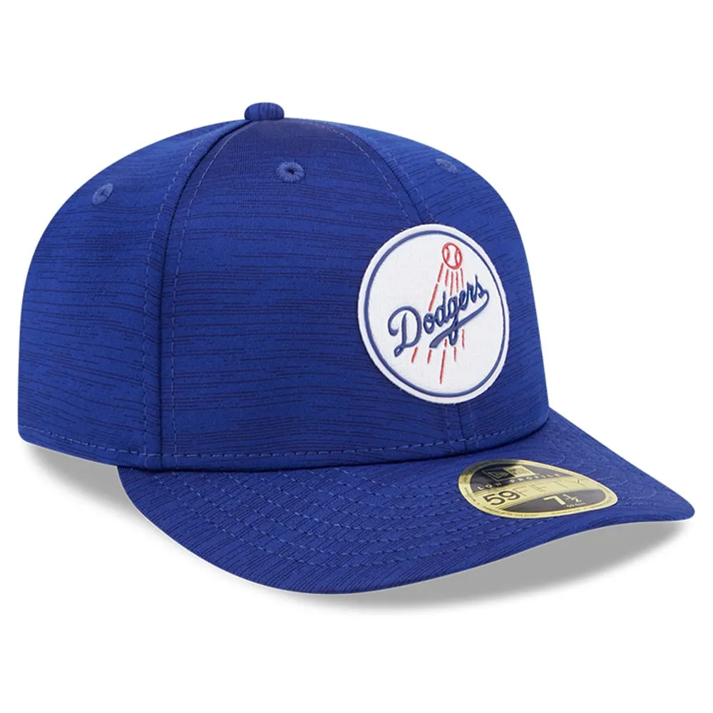 Casquette ajustée 59FIFTY à profil bas Royal Los Angeles Dodgers 2023 Clubhouse pour homme New Era