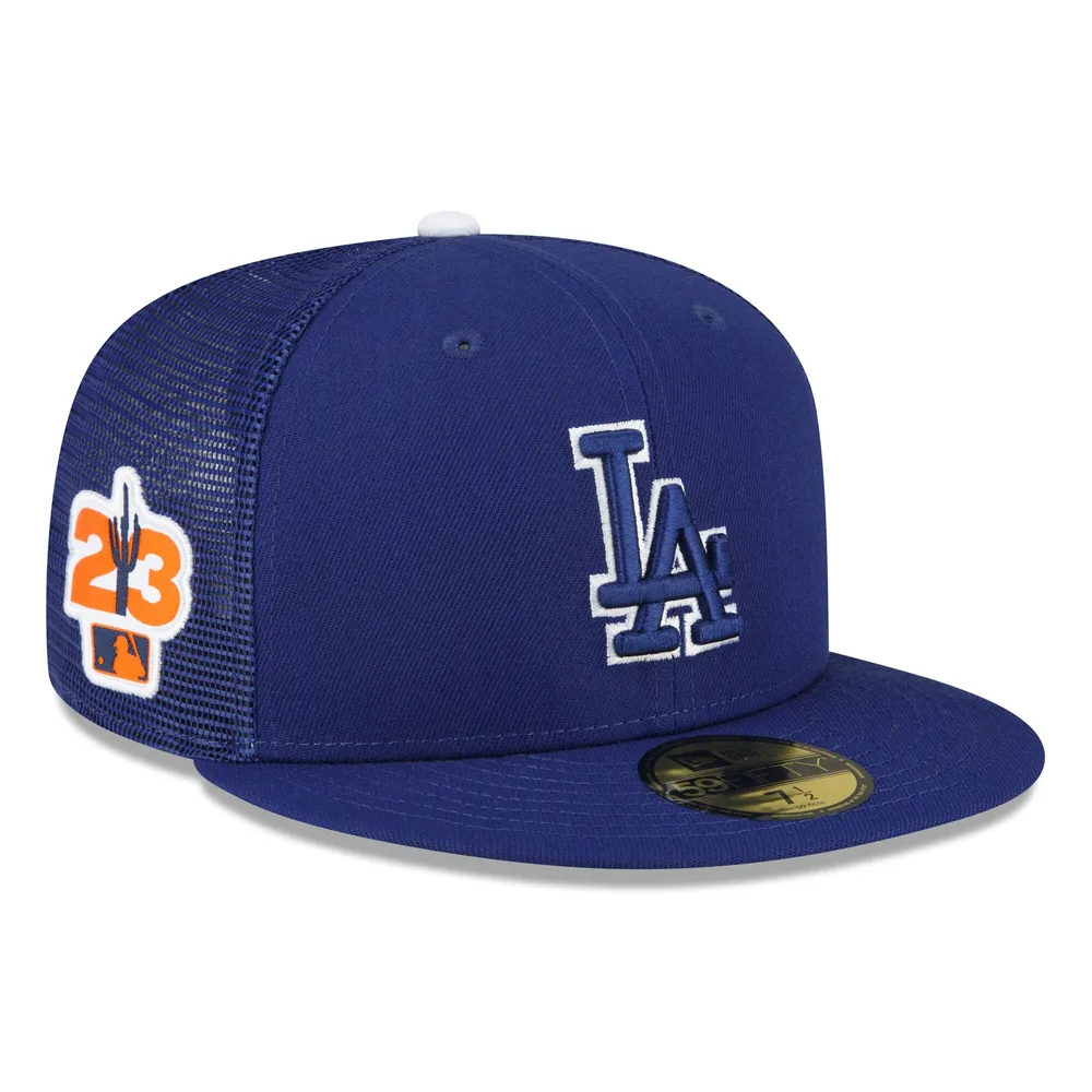 Men's New Era Black Los Angeles Dodgers Pastel Undervisor 59FIFTY Fitted Hat