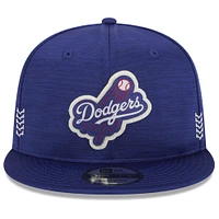 Men's New Era  Royal Los Angeles Dodgers 2024 Clubhouse 9FIFTY Snapback Hat