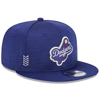 Casquette Snapback 9FIFTY Royal Los Angeles Dodgers 2024 Clubhouse New Era pour homme