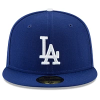 Men's New Era Royal Los Angeles Dodgers 2024 MLB Postseason Side Patch 59FIFTY Fitted Hat