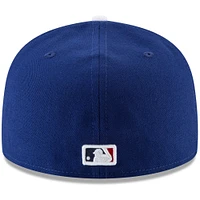 Men's New Era Royal Los Angeles Dodgers 2024 MLB Postseason Side Patch 59FIFTY Fitted Hat