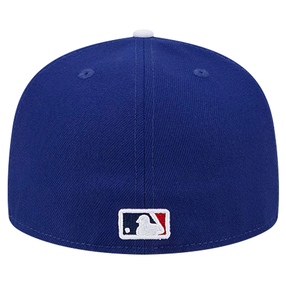 Men's New Era Royal Los Angeles Dodgers 2024 Pride On Field 59FIFTY Fitted Hat