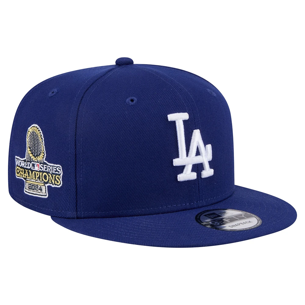 Men's New Era  Royal Los Angeles Dodgers 2024 World Series Champions 9FIFTY Snapback Hat