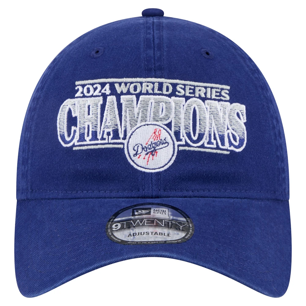 Men's New Era  Royal Los Angeles Dodgers 2024 World Series Champions 9TWENTY Adjustable Hat