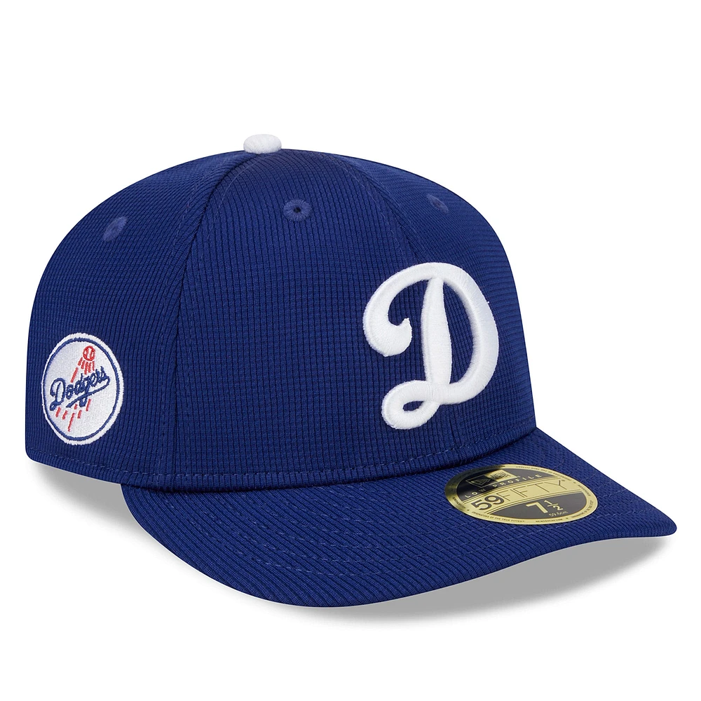 Men's New Era  Royal Los Angeles Dodgers 2025 Batting Practice Low Profile 59FIFTY Fitted Hat